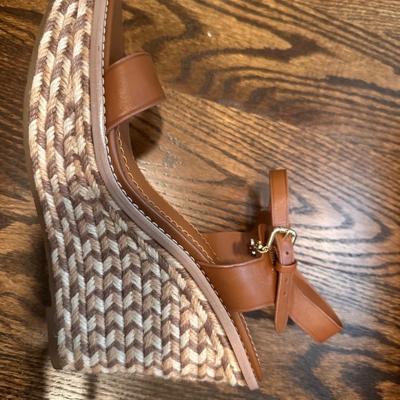 Coach High Espadrille Wedge Sandals - Picture 3 of 7